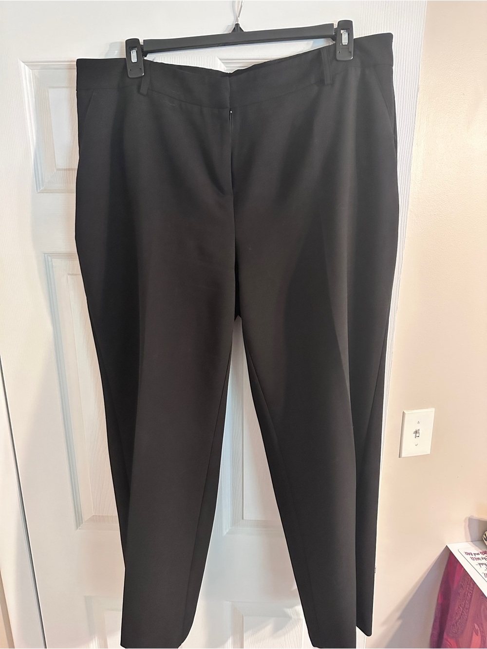 Jones New York Black Wide-Leg Dress Trousers